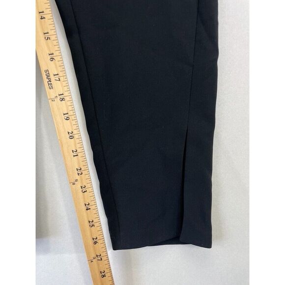 Theory Women's Drawstring Waist Tapered Leg Pockets Jogger Pants Black Size 10 - Picture 3 of 8